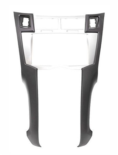 CARAV 11-100 2-DIN Marco de plástico para Radio para Toyota Yaris,Vitz, Platz 2005-2010 (silbergray & Pocket)