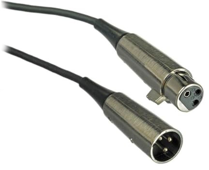 Shure C25E 25-feet triple-flex Kabel, schwarz XLR-Anschluss an Mikrofon Ende