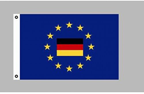 Everflag Flagge 90 x 150 : Europa mit Deutschland