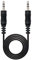 NANOCABLE 10.24.0103 - Cavo audio stereo, JACK 3.5/M-JACK 3.5/M, maschio-maschio, nero, 3mts