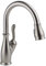 Delta grifo 9178-sp-dst Leland sola manija desplegable grifo de la cocina, SpotShield inoxidable