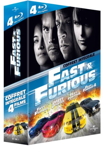 Coffret quadrilogie fast and furious [Blu-ray] [FR Import]