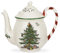Spode Tafelgeschirr, Weihnachtsbaum Peppermint Teekanne