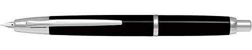 Pilot Fountain Pen Capless Decimo, Black Body, EF-Nib (FCT-15SR-B-EF)
