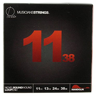 Picato 98755 Mandolin Nickel Loop End, 11-38