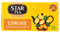 Tè STAR Tea Limone, 25 filtri, miscela pregiata, 100% naturale, pausa deliziosa e piacere intenso. Perfetto per una piacevole pausa da soli o in compagnia.
