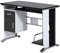 HOMCOM Bureau Informatique Design en MDF 100 L x 52 I x 75H cm Noir et Blanc