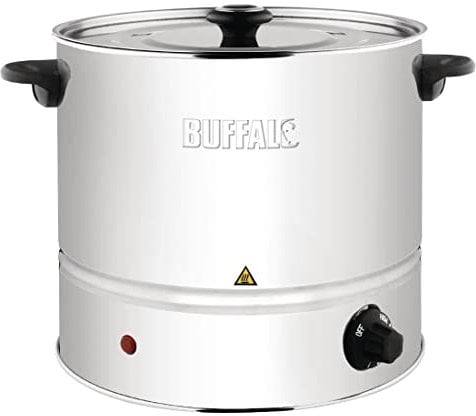 Buffalo Cuiseur vapeur en acier inoxydable avec couvercle