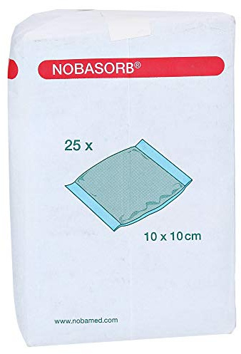 NOBASORB Saugkompressen unsteril 10 x 10 cm 25 St