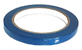 NuNus Blue Masking Tape/Blaues Abklebeband (0.14mm x 10mm x 33m) Blue Tape für 3D Drucker UVM.