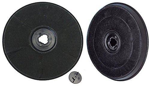 Spares2go EFF57 Type Carbon Charcoal Filters for John Lewis JLBIHD608 Cooker Hood/Extractor Vent (230 x 20 mm, Pack of 2)