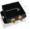 XtremPro 65042E High-End Audio-Trennfilter/Mantelstromfilter für Subwoofer und Plattenspieler, verhindert Masseschleifen, Stereo Cinch-Anschlüsse, schwarz