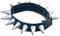 Bristol Novelty BA435 Spike Choker | Unisex | Black Adult, Silver, One Size