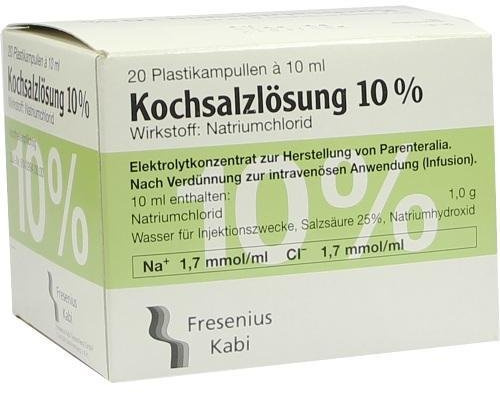 KOCHSALZLOESUNG 10% Ampullen 20X10ml