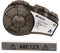 Brady Vinyl Label Tape for Label Printer M211 & M210 - Self Adhesive Vinyl Printer Labels - Industrial Label Tape for Cable/Name Labels - Black on Grey (12.70mm x 6.40m) - M21-500-595-GY