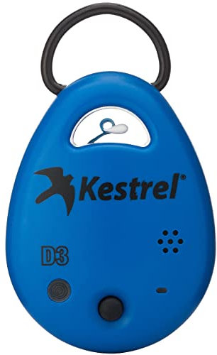 Kestrel Drop D3 Wireless Temperatura, umidità e Pressione registratore Dati, Unisex, 0730BLU, Blue, N/A