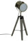 Atmosphera - Lampe trépied Ebor bronze - bois et acier H68 cm