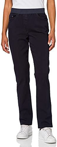 Raphaela by Brax Damen Slim Jeanshose 10-6220, Pamina, Gr. W42/L30 (Herstellergröße: 52 Kurzgröße), Blau (Dark Blue 22)