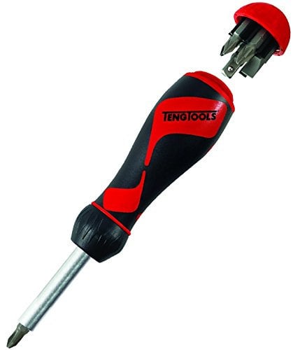 TENG MDR908 PrimeTools RATCHETING BIT Holding Screwdriver with 8 BITS in Handle
