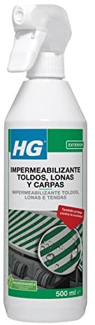 HG Imperméabilisateur pour auvents, bâches et tentes, facile et rapide, protège les tissus extérieurs contre les taches - Spray 500 ml