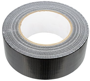 Schneider Electric 2424004 Gafferband, 50 mm x 50 m, stark haftend, Schwarz