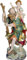 Heiliger Christophorus, Höhe 12cm, handbemalen