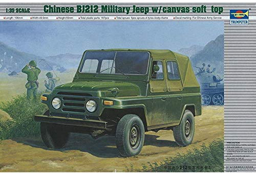 Trumpeter 02302 Modellbausatz Chinesischer BJ212 Militär-Jeep