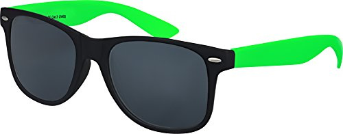 BALINCO Alta qualità UV400 | Gatto 3 CE Nerd Occhiali da sole opachi gomma Retro Vintage Unisex occhiali con cerniera a molla per uomini e donne - 100 diversi colori/modelli tra cui scegliere