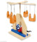 matches21 HOME & HOBBY Karussell mit Getriebe DIY Holz Bastelset für Kinder ab 11 Jahren Technik-Bausatz