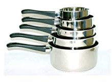 Bastide Diffusion Hora Ensemble de 5 casseroles Triple Fond en Acier Inoxydable