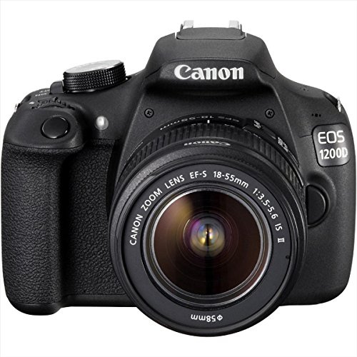 Canon EOS 1200D Digital SLR Camera with EF-S 18-55mm f/3.5-5.6 IS II Lens