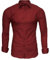 KAYHAN Chemise à manches longues Slim Fit 20 couleur Vin Rouge - taille(XXL)