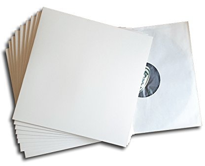 LP Schallplatten Cover weiß Deluxe Protected (25 Stück)