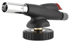 Vogue Quick Fit Torch Head, Black, With Auto-Ignition, 360° Operation, Fits Directly on Butane Canister (K980 - Sold Separately), L977