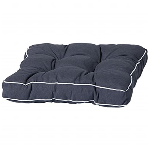 Madison 7FLORB239 Auflage Panama für Florence, 75% Baumwolle 25% Polyester, 47 x 47 cm, grau