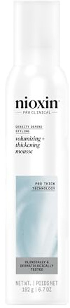 Nioxin Density Defend Styling Mousse | Volumizing + Thickening Support | 6.7 Fl oz.