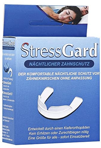 StressGard Nächtlicher Zahnschutz, Aufbissschiene Gegen Zähneknirschen, Schutz Für Die Backenzähne