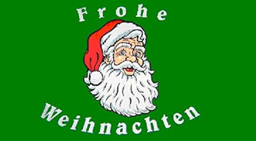 U24 Flagge Fahne Frohe Weihnachten Weihnachtsmann Weihnachtsfahne 90 x 150 cm