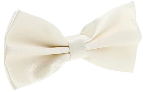 cravateSlim Fliege Elfenbeinweiß