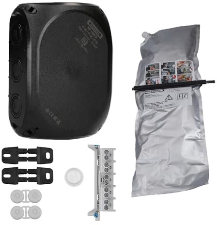 Hensel WP1006B Kabelabzweigkästen zum Vergießen IP68 1,5-6 qmm, 3phasig, 10 qmm 1phasig, 5polig, schwarz mit Klemme