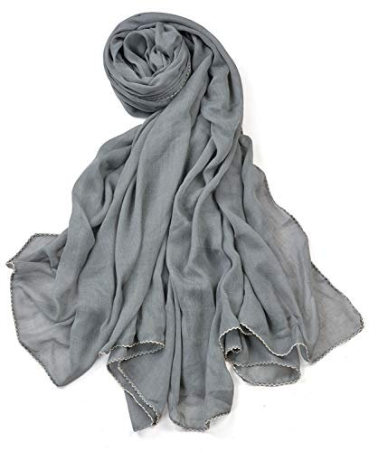 Miobo XXL Damen Stola Schal Unifarbe 220x 140 CM in verschiedenen Farbe aus Viskose 38