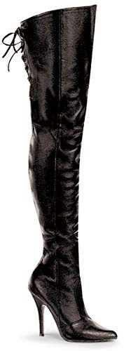 Pleaser LEGEND-8899 Blk Leather (P) UK
