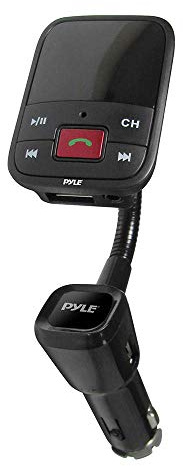 Pyle Bluetooth Freisprech FM Transmitter mit USB-und Micro-SD-Kartenleser für MP3-WMA-Spieler, PBT50