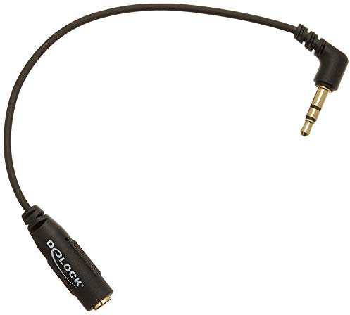 Delock 0.17M 2.5mm / 3.5mm 0.17M 3.5mm 2.5mm Schwarz Audiokabel