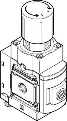 Festo 534914 Modell ms6-lrpb-1/2-d4-a8 Precision Druckminderer