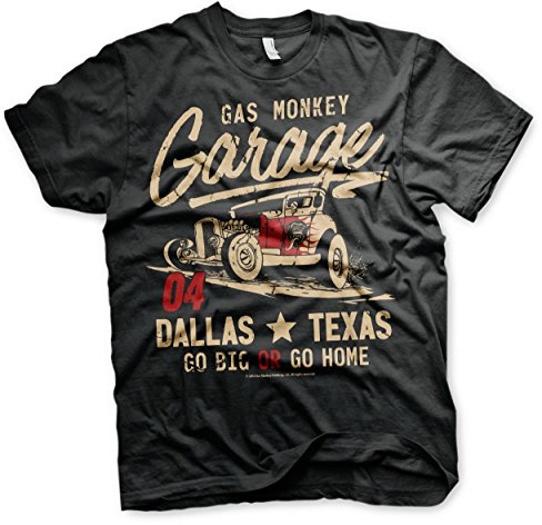 Gas Monkey Garage T-Shirt Go Big Or Go Home