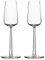 Iittala 1008576 Essence 2-er Set Champagnergläser 21 cl, Glas, Klar