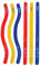 Swimline Doodles Inflatable Pool Noodle Float, 6 Count