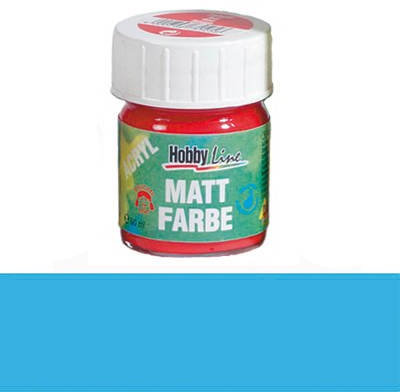 Hobby Line Acryl-Mattfarbe, 50ml, Himmelblau