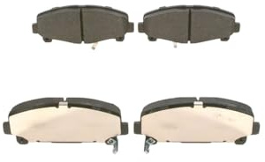 Bosch BP1290 - Brake Pads Car Front Axle - 1 Set of 4 Pads | Bosch Quality - Reduced Noise and Dust - ECE-R90 Certified - Copper-Free